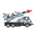Машина металл ГАЗ 66 с ракетой, 12 см, двери, подв.. дет., инерц., кор. Технопарк SB-16-78-1-WB (48)