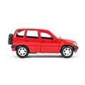 Машина металл LADA NIVA длина 12 см, двери, багаж, инерц, красный, кор. Технопарк LADANIVA-12-RD-WOD