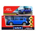 Машина металл KIA soul длина 12 см, двери, багаж., инерц, синий, кор. Технопарк SOUL-12-BU