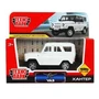Машина металл UAZ ХАНТЕР длина 10,5 см, инерция, белый, кор. Технопарк HUNTER-11-WH
