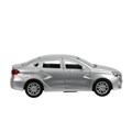 Машина металл LADA vesta 11,5 см, двери, серый, кор. Технопарк VESTA-12-GR