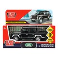 Машина металл LAND ROVER DEFENDER PICKUP 12 см, двери, багаж, черный, кор. Технопарк DEFPICKUP-12-BK-WOD