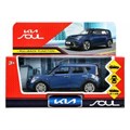 Машина металл KIA soul длина 12 см, двери, багаж., инерц, темно-синий, кор. Технопарк SOUL-12-DBU
