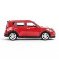 Машина металл KIA soul длина 12 см, двери, багаж., инерц, красный, кор. Технопарк SOUL-12-RD
