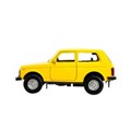 Машина металл LADA 4x4 12 см, двери, багаж, инерц,  желтый, кор. Технопарк LADA4X4-12-YE