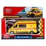 Машина металл CITROEN JUMPER РЕАНИМАЦИЯ 14 см, двер, баг, инер, желтая, кор. Технопарк JUMPER-14AMB-STRYE (72)