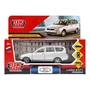 Машина металл LADA PRIORA длина 12 см, двери,багаж,инерц,серебристый, в кор. Технопарк PRIORAWAG-12-SR