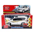 Машина металл свет-звук TOYOTA LAND CRUISER PRADO, 15 см, двери, инерция Технопарк SB-68482W