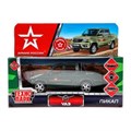 Машина металл UAZ PICKUP АРМИЯ РОССИИ длина 12 см, двери, багаж, инерц, кор. Технопарк PICKUP-12ARR-GN (72)