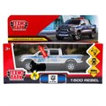 Машина металл свет-звук DODGE RAM ПОЛИЦИЯ 13 см, двер, баг, ин, серебр, кор. Технопарк RAM1500-13SLPOL-SR (72)