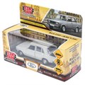Машина металл LADA ваз-2105 1997 12 cm, двери, багаж,инерц.серебристый, кор. Технопарк 2105-12-GY