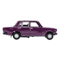 Машина металл LADA ваз-2105 1997 12 cm, двери, багаж, инерц.баклажан, кор. Технопарк 2105-12-PRP