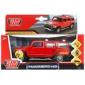Машина металл свет-звук HUMMER h3, 14,4 см, двери, багажник, инерция Технопарк SB-68321