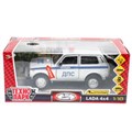 Машина металл свет-звук LADA lada 4x4, 18.5 см, двер, кап,баг,ин,ПОЛИЦИЯ сер Технопарк FY2408P