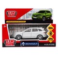 Машина металл RENAULT KOLEOS 12 см, двери, багаж, инерц, серебристый, кор. Технопарк KOLEOS-SL (72)