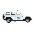 Машина металл JEEP WRANGLER SAHARA ПОЛИЦИЯ 12 см, двер, баг, ин, белый, кор. Технопарк SAHARA5D-12POL-WH (72)