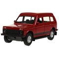 Машина металл LADA 4x4 2131 12 см, двери, багаж, инерц, красный, кор. Технопарк LADA4X42131-13-RD