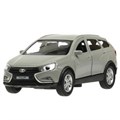 Машина металл LADA VESTA SW CROSS 12 см, двери, багаж, серый, кор. Технопарк VESTA-CROSS-GY