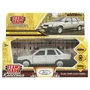 Машина металл LADA-21099 "СПУТНИК" 12 см, двер, баг, инерц, серебр мет, кор. Технопарк 21099-12-SR