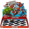 Машина металл ROAD RACING супергерои 7,5 см, в ассорт, дисплей Технопарк RR-7-DB-032-R