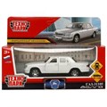 Машина металл ГАЗ -31105 «волга» 12 см, двери, багаж, инерц, белый, кор. Технопарк 3110-12-WH