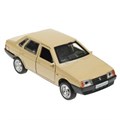 Машина металл LADA-21099 "СПУТНИК" 12 см, двери, багаж, инерц, бежевый, кор. Технопарк 21099-12-BG