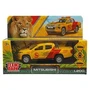 Машина металл MITSUBISHI L200 САФАРИ 13 см, двер, баг, инер, желтый, кор. Технопарк L200-12SAF-YE