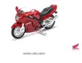 МОТОЦИКЛ металл 1:18 honda cbr1100xx  в кор 12143PW
