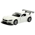 Машина металл BMW z-4 gt3, 11,3 см, двери, инерция, белый, кор. Технопарк 67315 (96)