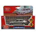 Машина металл AUDI a7 11 см, двери, инерция, серебристый,  кор. Технопарк 67306 (96)