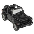 Машина металл JEEP WRANGLER RUBICON 11 см, двер, багаж, инерц, черн, кор. Технопарк RUBICON3D-12-BK