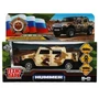Машина металл HUMMER H2 PICKUP КАМУФЛЯЖ 12 см, двер, баг, инер, песочн, кор. Технопарк HUM2PICKUP-12MIL-BN