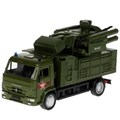 Машина металл свет-звук KAMAZ АРМИЯ РОССИИ 15 см, двер,.дет, кор. Технопарк KAMPANC-15SLARR-GN