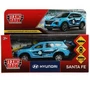 Машина металл HYUNDAI sport 12 см, двер, багаж, инерц, голубой, кор. Технопарк SANTAFE2-12SRT-BU