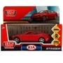 Машина металл KIA STINGER длина 12 см, двери, багаж., инерц, красный, кор. Технопарк STINGER-12-RD