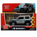 Машина металл SUZUKI JIMNY ПОЛИЦИЯ 11,5 см, двер, баг, инер, сер, кор. Технопарк JIMNY-12POL-SR