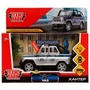 Машина металл свет-звук UAZ HUNTER ПОЛИЦИЯ 11,5 см, двери, фигурка, кор. Технопарк HUNTERBCH-12SLPOL-SOLSR