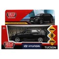 Машина металл HYUNDAI TUCSON длина 12 см, двери, багаж., инер, черный, кор. Технопарк TUCSON-12-BK