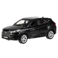 Машина металл HYUNDAI TUCSON длина 12 см, двери, багаж., инер, черный, кор. Технопарк TUCSON-12-BK