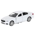 Машина металл BMW 5-ER SEDAN M-SPORT 12 см, двери, багаж, бел, кор. Технопарк 5ER-12-WH
