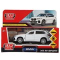 Машина металл BMW X5 M-SPORT 12 см, двери, багаж, бел, кор. Технопарк X5-12-WH