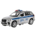Машина металл свет-звук BMW X5 M-SPORT ПОЛИЦИЯ 12 см,дв, баг, ин, кор Технопарк X5-12SLPOL-SR