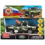 Машина металл свет-звук LAND ROVER DEFENDER PICКUP КАМУФЛЯЖ 12 см, двер,кор. Технопарк DEFPICKUP-12SLMIL-ARMGN