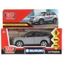 Машина металл SUZUKI VITARA S 2015 МАТОВЫЙ 12 см, двер,инерция, серый, кор. Технопарк VITARA-12FIL-GYBK