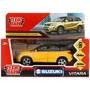Машина металл SUZUKI VITARA S 2015 12 см, двери, багаж, инер, золотой, кор. Технопарк VITARA-12-GDBK