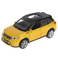 Машина металл SUZUKI VITARA S 2015 12 см, двери, багаж, инер, золотой, кор. Технопарк VITARA-12-GDBK