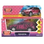 Машина металл TOYOTA RAV4 ДЛЯ ДЕВОЧЕК длина 12 см, двери, багаж, инерц, кор. Технопарк RAV4-12GRL-COW