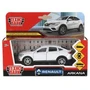 Машина металл RENAULT 12 см, откр дв, багаж, инерц, белый, в кор. Технопарк ARKANA-12-WH