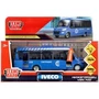 Машина металл свет-звук АВТОБУС IVECO DAILY 15 см, двери, СИНИЙ, инерц, кор. Технопарк DAILY-15SLCIT-BU