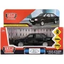 Машина металл LADA-21099 "СПУТНИК" 12 см, двери, багаж, инерц, черный, кор. Технопарк 21099-12-BK